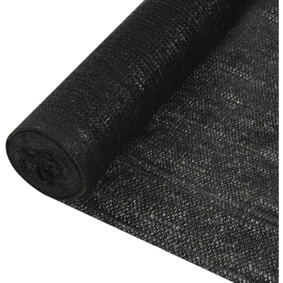 Paveikslėlis vidaXL Privacy Net Black 2x25 m HDPE 150 g/m²