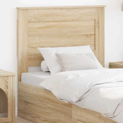 Paveikslėlis vidaXL Headboard with Sonoma Oak 100 cm Engineered Wood