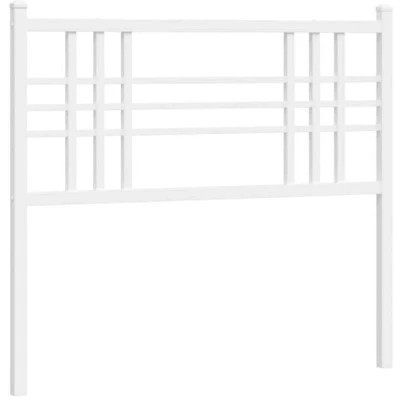 Paveikslėlis vidaXL Metal Replace Headboard White 107cm