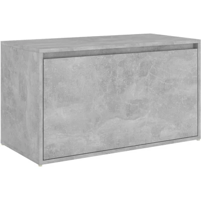 Paveikslėlis vidaXL Hall Bench 80x40x45 cm Concrete Grey Engineered Wood