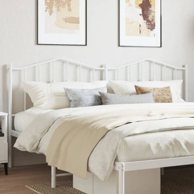 Paveikslėlis vidaXL Metal Replace Headboard White 200 cm
