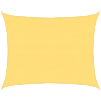Paveikslėlis vidaXL Sunshade Sail 160 g/m² Beige 6x7 m HDPE