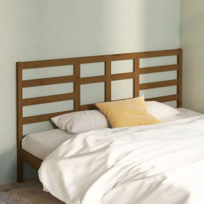 Paveikslėlis vidaXL Bed Headboard Honey Brown 206x4x104 cm Solid Wood Pine