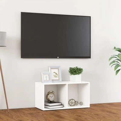Paveikslėlis vidaXL TV Spintelė Balta 72x35x36,5 cm Klijuotasis Medis