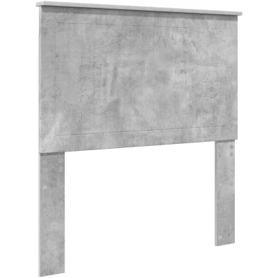 Paveikslėlis vidaXL Headboard with Concrete Grey 90 cm Engineered wood