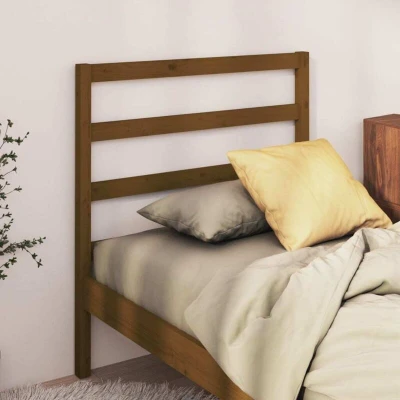 Paveikslėlis vidaXL Bed Headboard Honey Brown 106x4x100 cm Solid Wood Pine