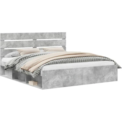 Paveikslėlis vidaXL Bed Frame with Headboard Concerte 180 x 200 cm Solid Pine Wood