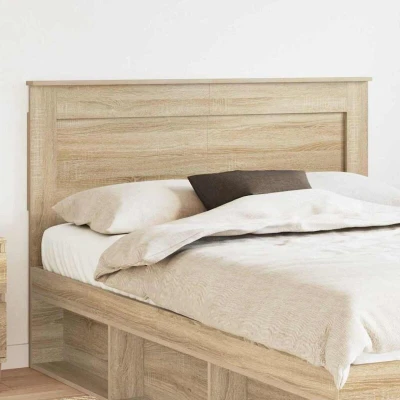 Paveikslėlis vidaXL Headboard with Concrete Grey 140 cm Engineered Wood