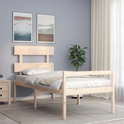 Paveikslėlis vidaXL Senior Bed without Mattress Small Single Solid Wood