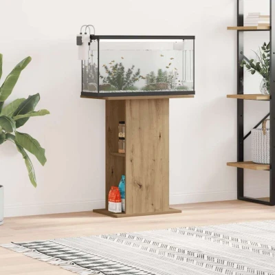 Paveikslėlis vidaXL Aquarium Stand Artisan Oak 36x60.5x72.5 cm Engineered Wood