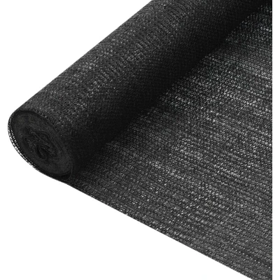 Paveikslėlis vidaXL Privacy Net Black 2x25 m HDPE 75 g/m²