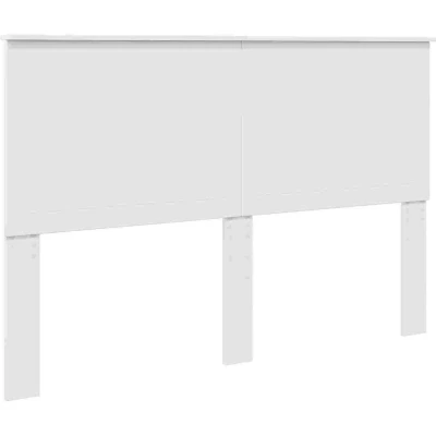 Paveikslėlis vidaXL Headboard with White 150 cm Engineered wood