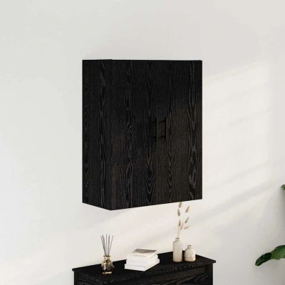 Paveikslėlis vidaXL Wall-mounted Cabinet Black Oak 69.5 x 34 90 cm