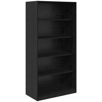 Paveikslėlis vidaXL Wardrobe with Shelf Black Oak 100 x 50x 200 cm Engineered Wood
