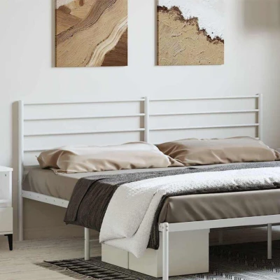 Paveikslėlis vidaXL Metal Replace Headboard White 180 cm