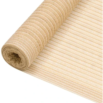 Paveikslėlis vidaXL Privacy Net Beige 1.5x50 m HDPE 195 g/m²