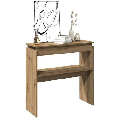 Paveikslėlis vidaXL Console Table Artisan Oak 102x30x80 cm Engineered Wood