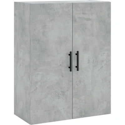 Paveikslėlis vidaXL Wall Mounted Cabinet Concrete Grey 69.5x34x90 cm