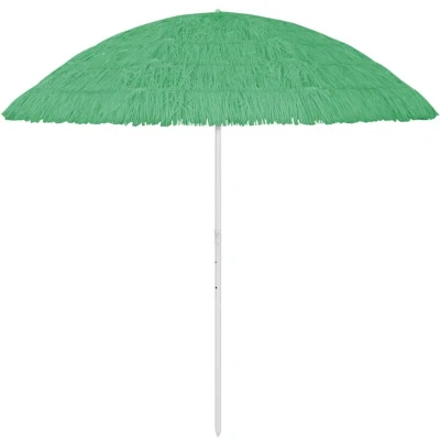 Paveikslėlis vidaXL Hawaii Beach Parasol Green 300 cm
