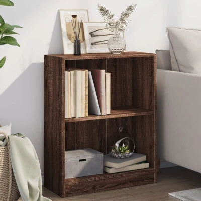 Paveikslėlis vidaXL Bookshelf Brown Oak 60x24x76 cm Engineered Wood