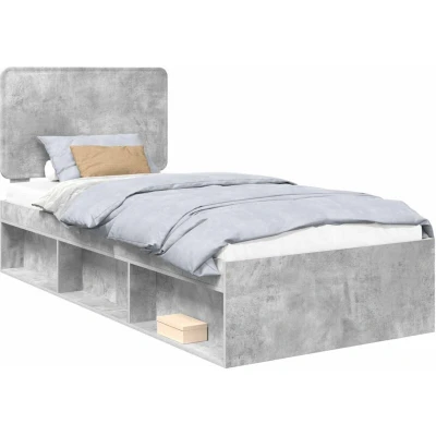 Paveikslėlis vidaXL Bed Frame with Headboard Concerte 90 x 200 cm Solid Pine Wood