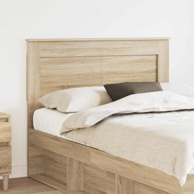Paveikslėlis vidaXL Headboard with Sonoma Oak 120 cm Engineered Wood
