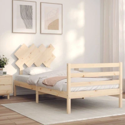 Paveikslėlis vidaXL Bed Frame without Mattress Single Solid Wood