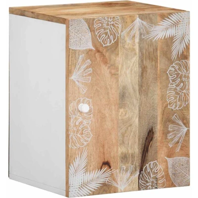 Paveikslėlis vidaXL Bathroom Hanging Cabinet 38x33.5x48 cm Solid Wood Mango
