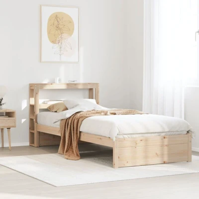 Paveikslėlis vidaXL Bed Frame with Headboard without Mattress 75x190 cm Small Single