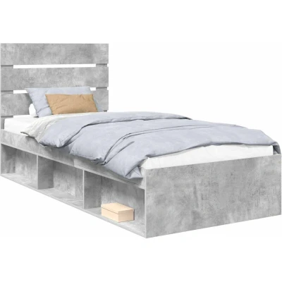 Paveikslėlis vidaXL Bed Frame with Headboard Concerte 90 x 200 cm Solid Pine Wood