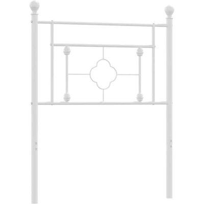 Paveikslėlis vidaXL Metal Replace Headboard White 75 cm