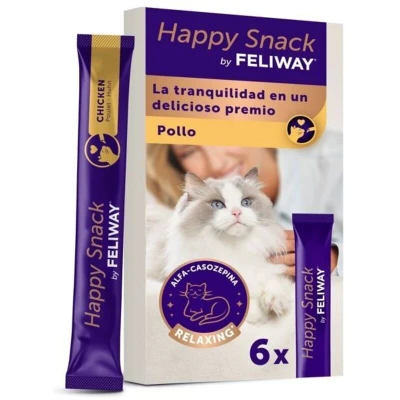 Paveikslėlis Feliway Happy Snack with Chicken - 6 Sticks (approx. 90g)