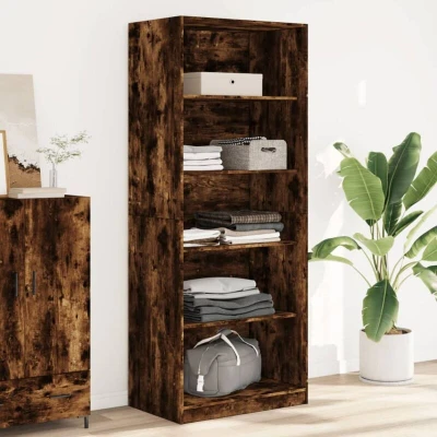 Paveikslėlis vidaXL Wardrobe Smoked Oak 80x50x200 cm Engineered Wood