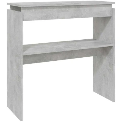 Paveikslėlis vidaXL Console Table Concrete Grey 80x30x80 cm Engineered Wood
