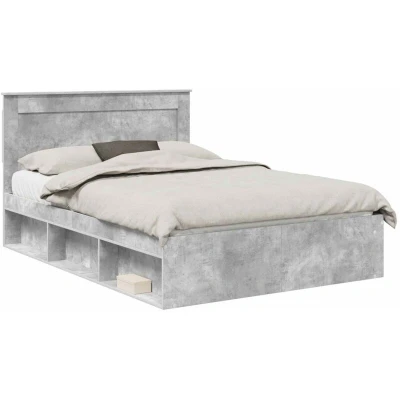 Paveikslėlis vidaXL Bed Frame with Headboard Concerte 160 x 200 cm Solid Pine Wood